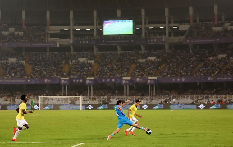 Over 51,000 were in attendance for the India vs Brazil friendly in Kolkata. (Image: Reuters)