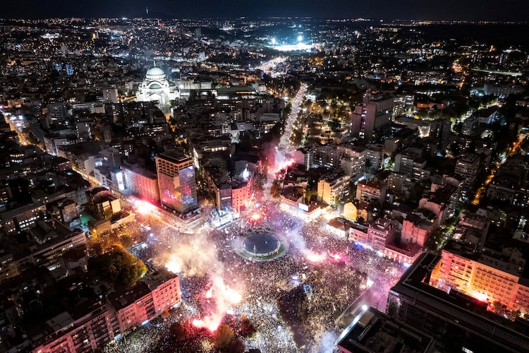 Serbia's students take on Vucic, look to end 14-year rule in snap elections 4 2026 10 22t195717z 799413672 rc2i8oafzzdd rtrmadp 3 serbia election students rally