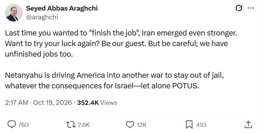 araghchi tweet