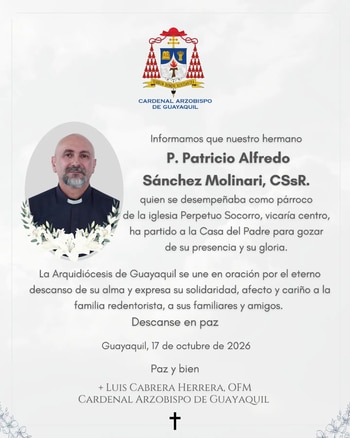 Ecuador priest dies after crucifix falls on him during livestreamed Mass