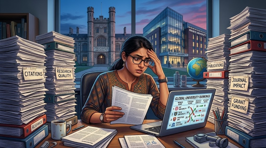 THE World University Rankings 2027, THE rankings, IISc rank, research quality score, Saveetha research quality, Galgotias University ranking, Amity University ranking, Times Higher Education India, THE rankings controversy, citation, retractions