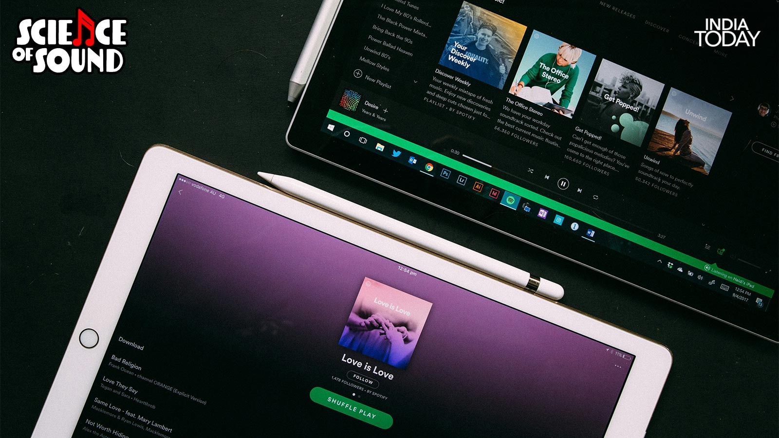 Spotify Premium streams at up to 320 kilobits per second, so an hour of music takes about 144 megabytes against 635 for a CD. (Photo: Unsplash)