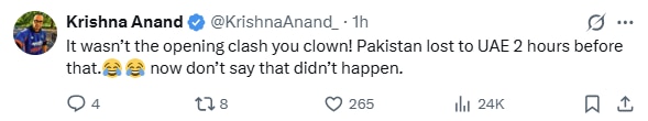 fan reaction