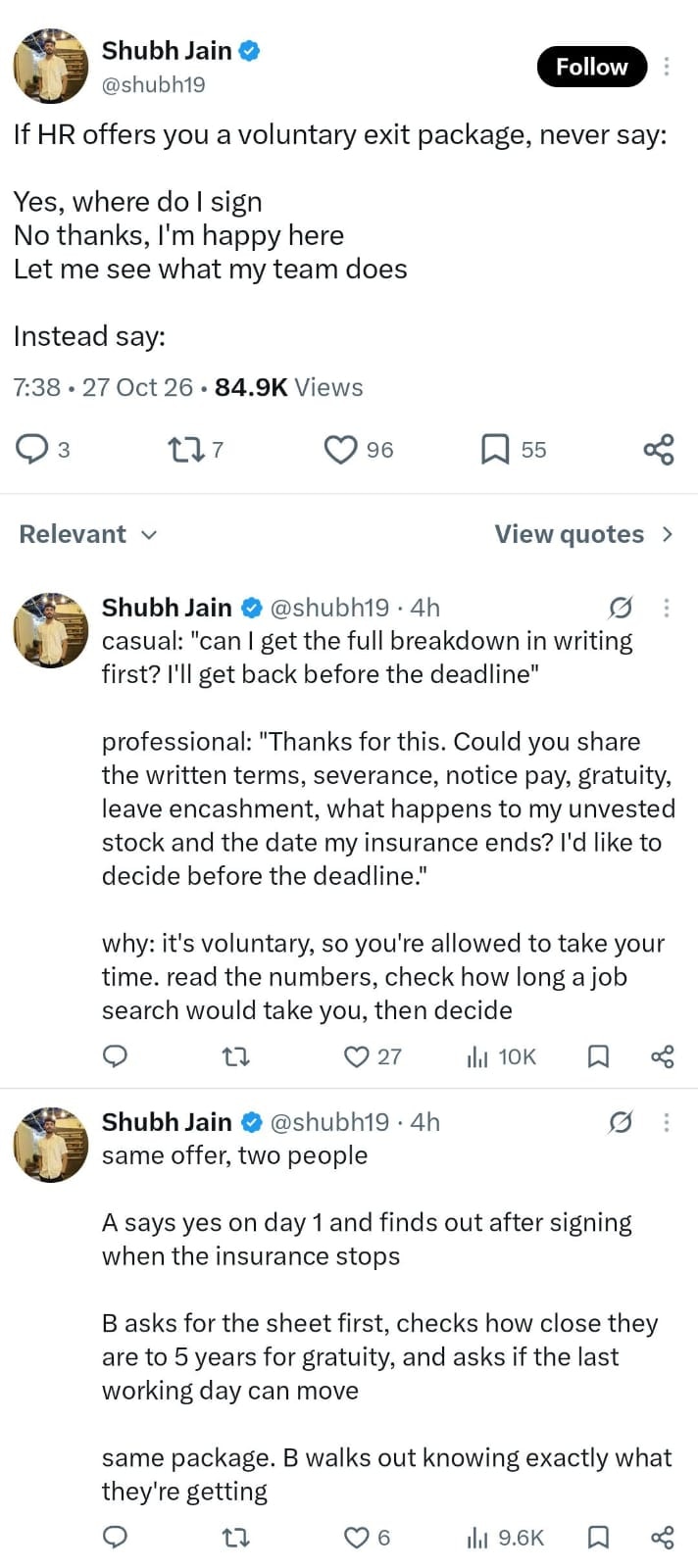 X/@shubh19 की पोस्ट का स्क्रीनशॉट