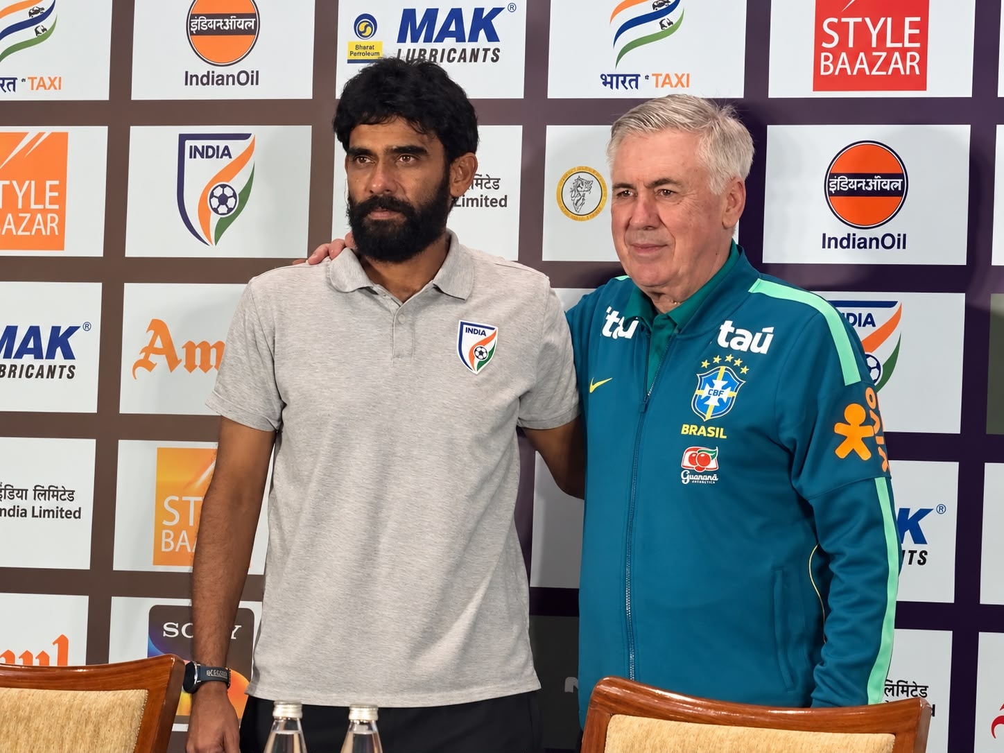 Khalid Jamil's India will face their biggest test ever against Ancelotti's Brazil. (Photo: Debodinna)