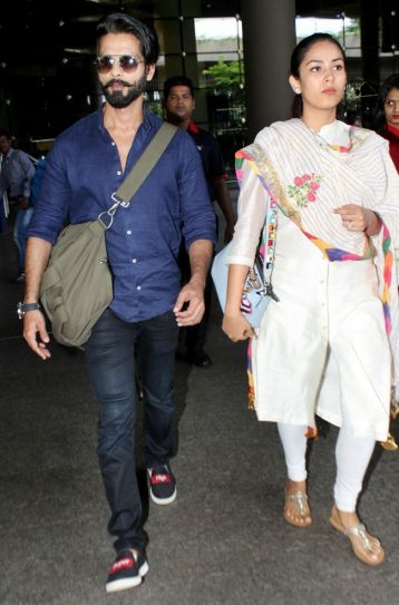 Shahid Mira Return To Mumbai In Style Kangana Poses With Sister Rangoli At Song Launch Indiatoday