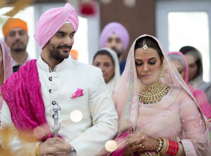 Inside pictures from Neha Dhupia and Angad Bedi's wedding ...