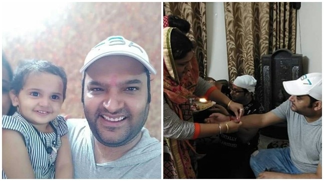 comedy king kapil sharma s latest pics celebrating raksha bandhan