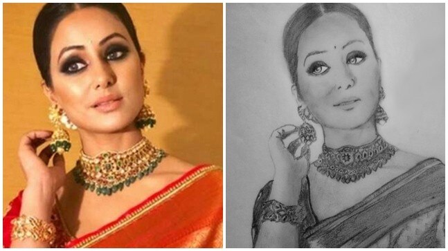 hina khan to mouni roy 7 beautiful sketches of top tv beautiful sketches