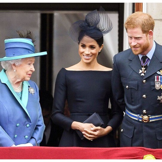 Pregnant Meghan Markle and Prince Harry wish the Queen Happy 93rd