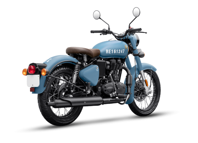enfield classic 350 blue colour