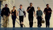 Ryan Reynolds and the team of 6 Underground. Ryan Reynolds and the team of 6 Underground.