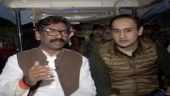 Hemant Soren with India Today's Rahul Kanwal