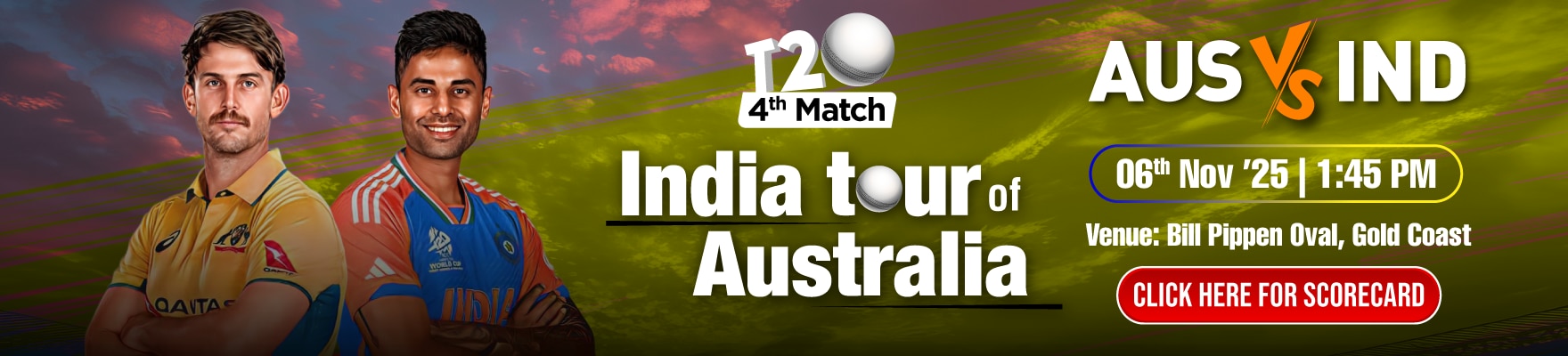 India vs Australia, 4th T20I