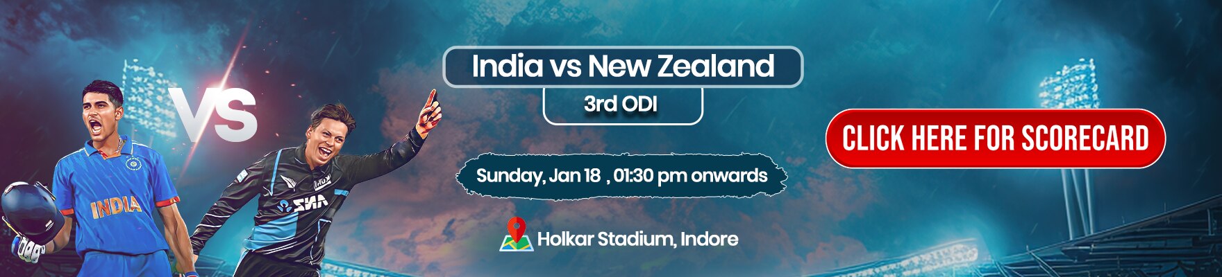 IND vs NZ,3rd ODI