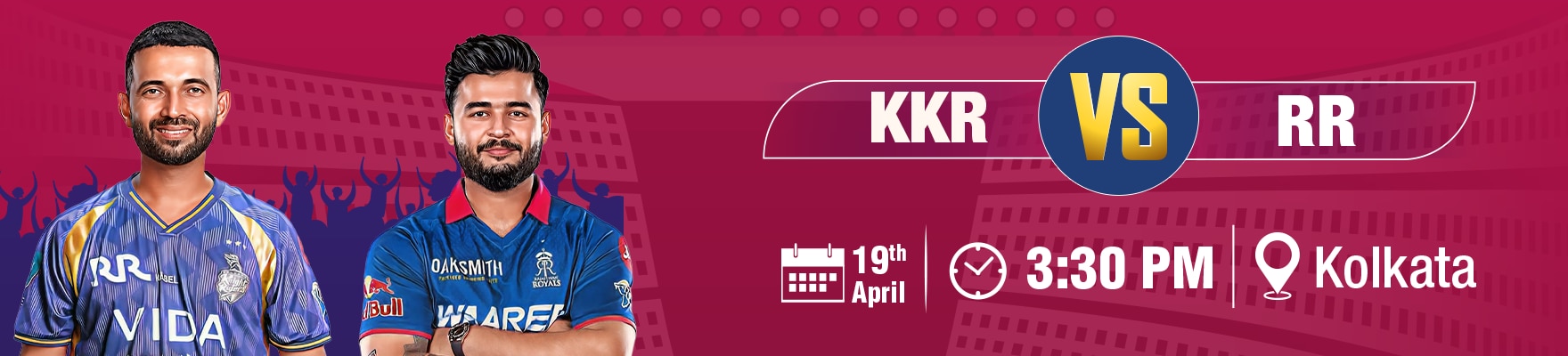 KKR vs RR