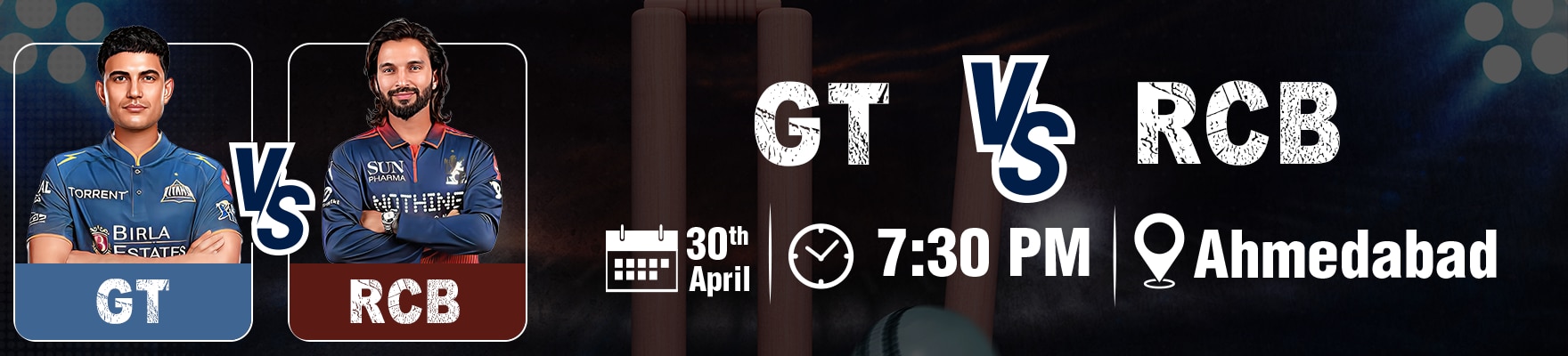 GT vs RCB