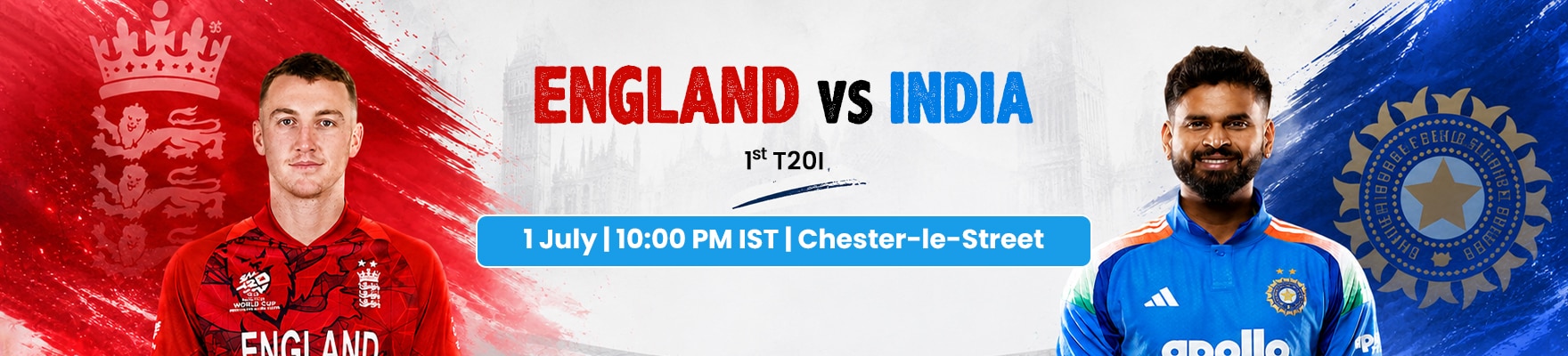 India vs England 1st T20I
