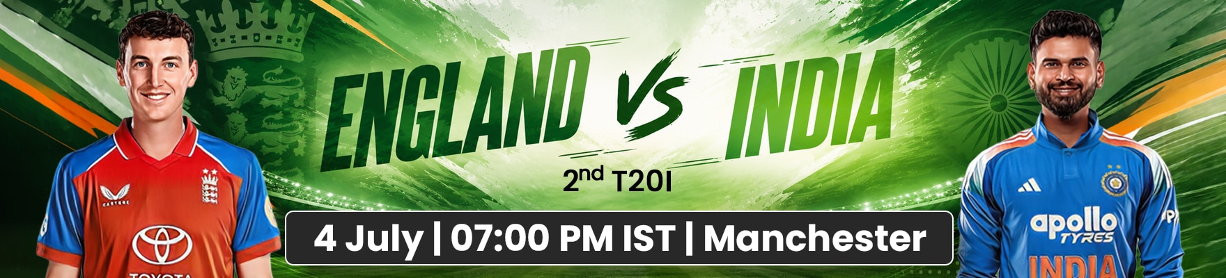 India vs England 2nd T20I