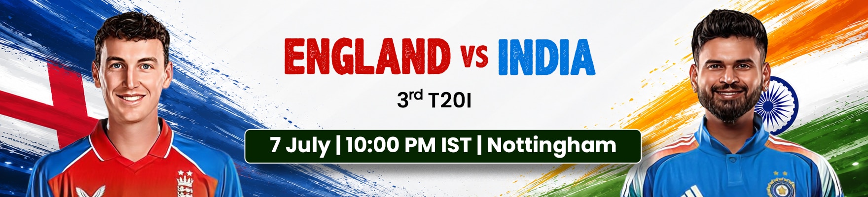 India vs England 3rd T20I
