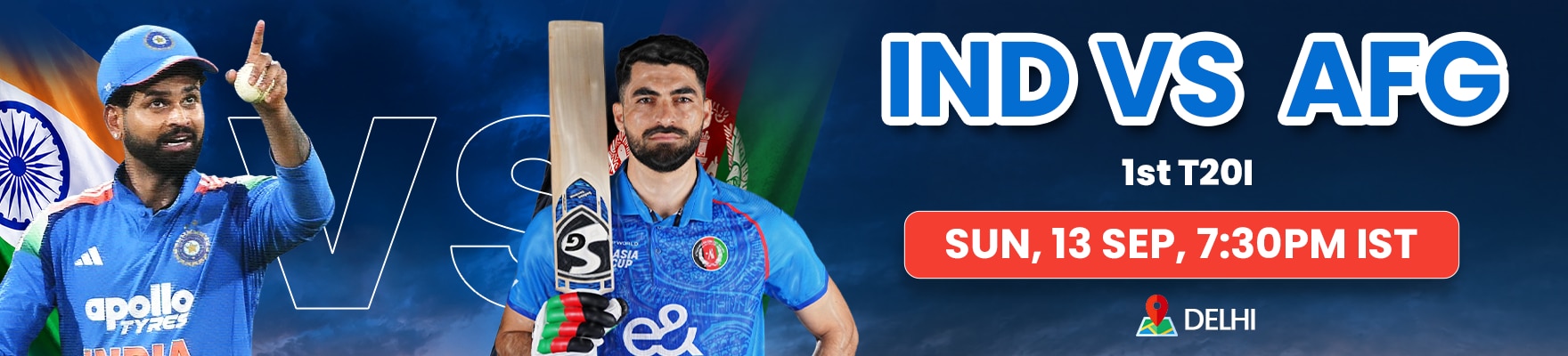 IND vs AFG 1st T20I