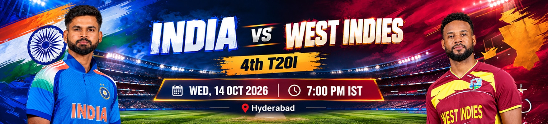 IND vs WI 4th T20I