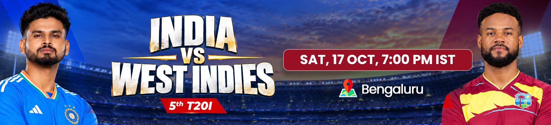 IND vs WI, 5th T20I
