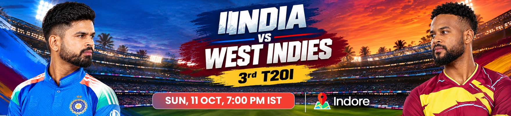 IND vs WI, 3rd T20I