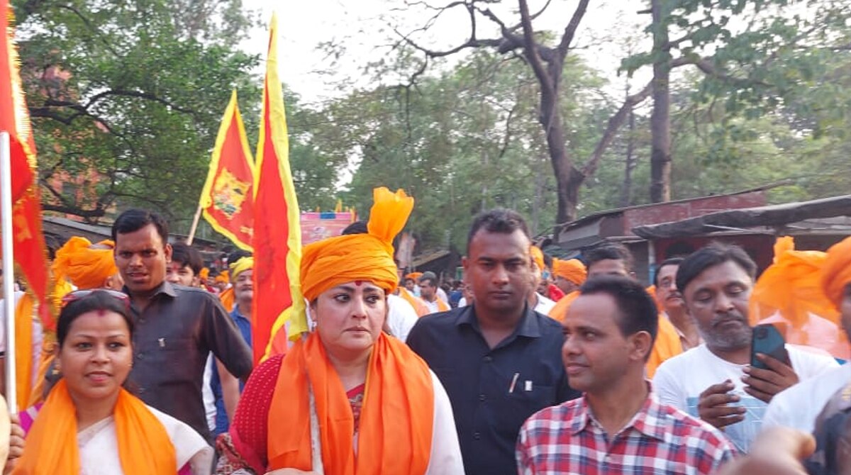 রাম নবমীর মিছিলে শত্রুঘ্ন ও অগ্নিমিত্রা