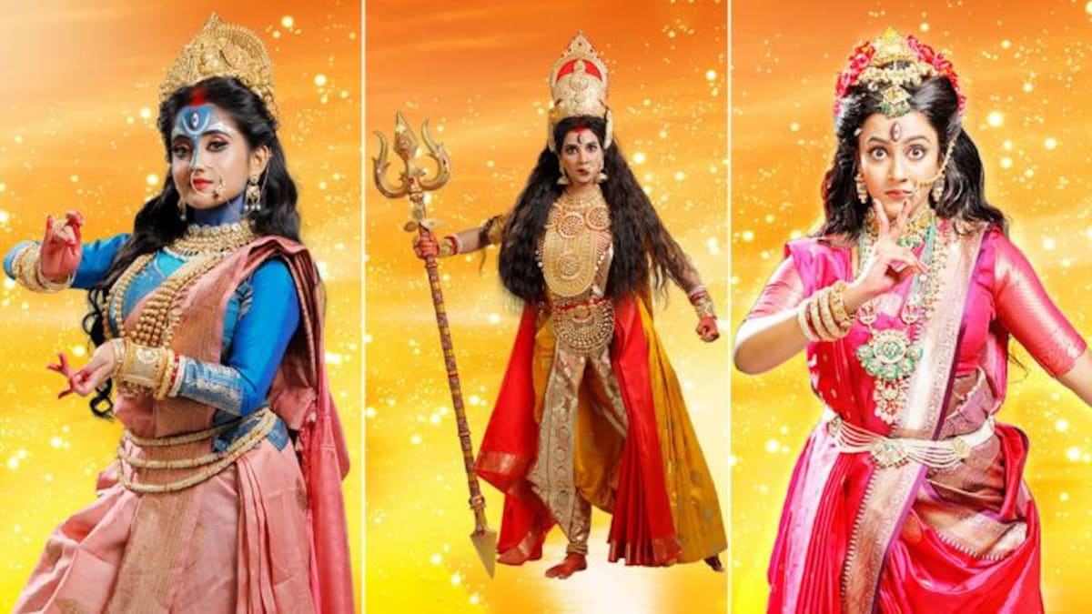 Bengali serial, Durga role, mahalaya, Mithai, Mon Phagun, Pihu, soumitrisha kundu, srijala guha, Tollywood actress Mahalaya 2022 on Television: মহিষাসুরমর্দিনী শুভশ্রী! দেবীর অন্যান্য রূপে থাকছেন মিঠাই, গৌরী, যমুনারা - Television - Aaj Tak Bangla
