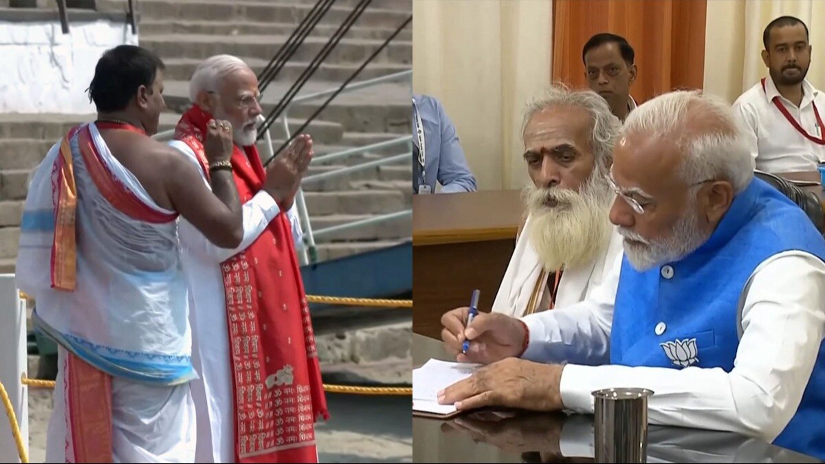 মোদীর মনোনয়ন জমা