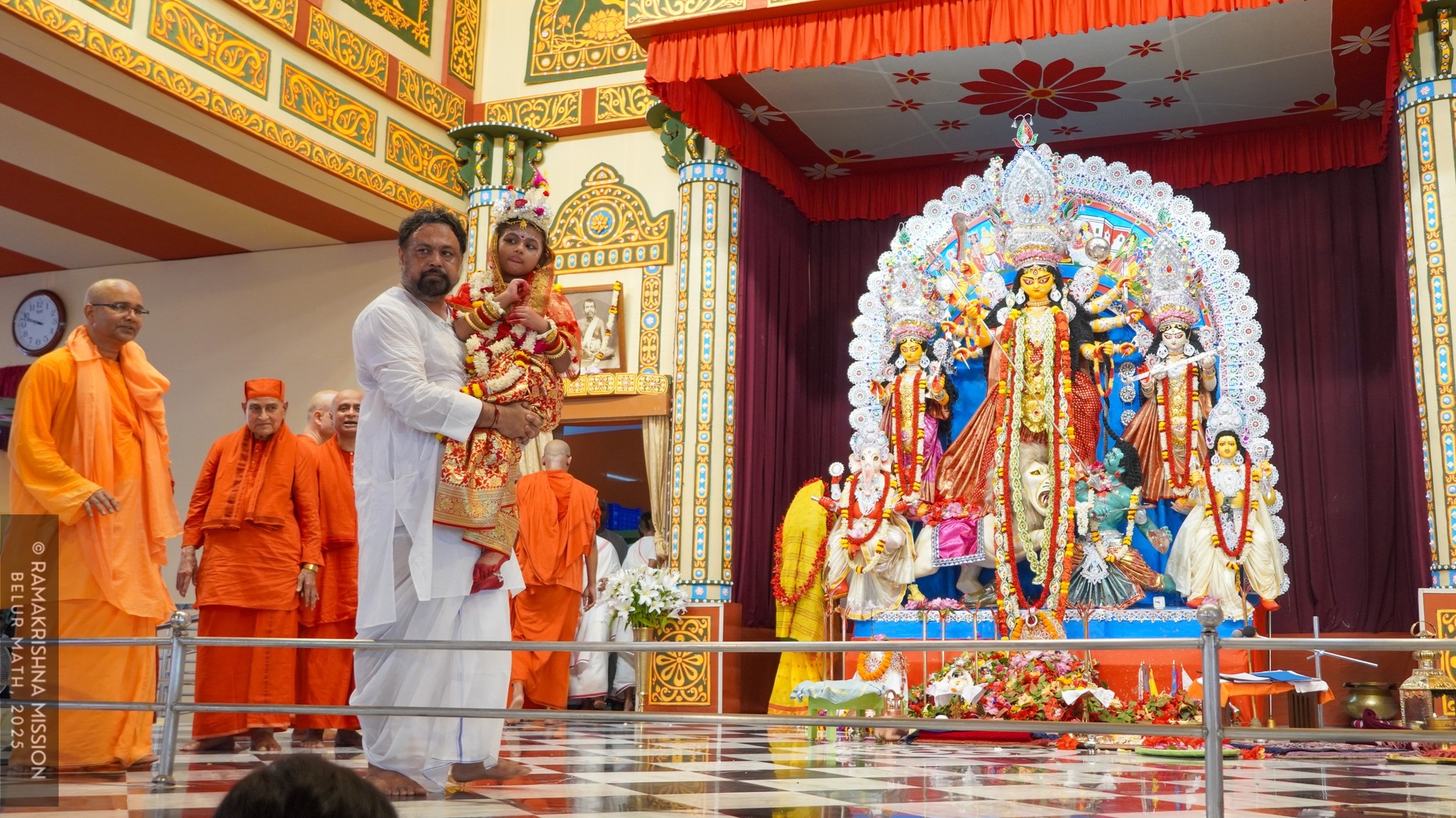 Belur Math Kumari Puja 2025