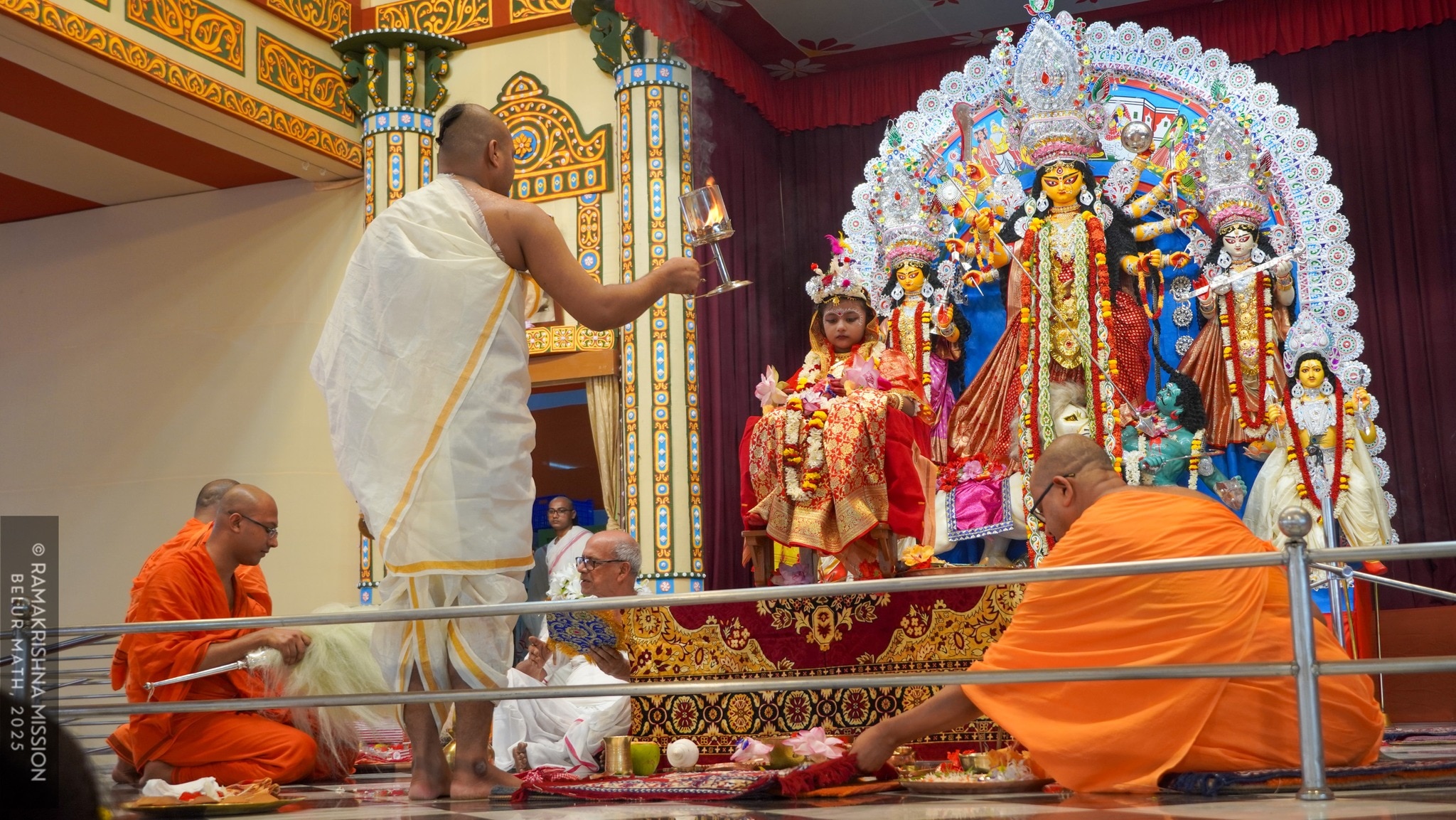 Belur Math Kumari Puja 2025