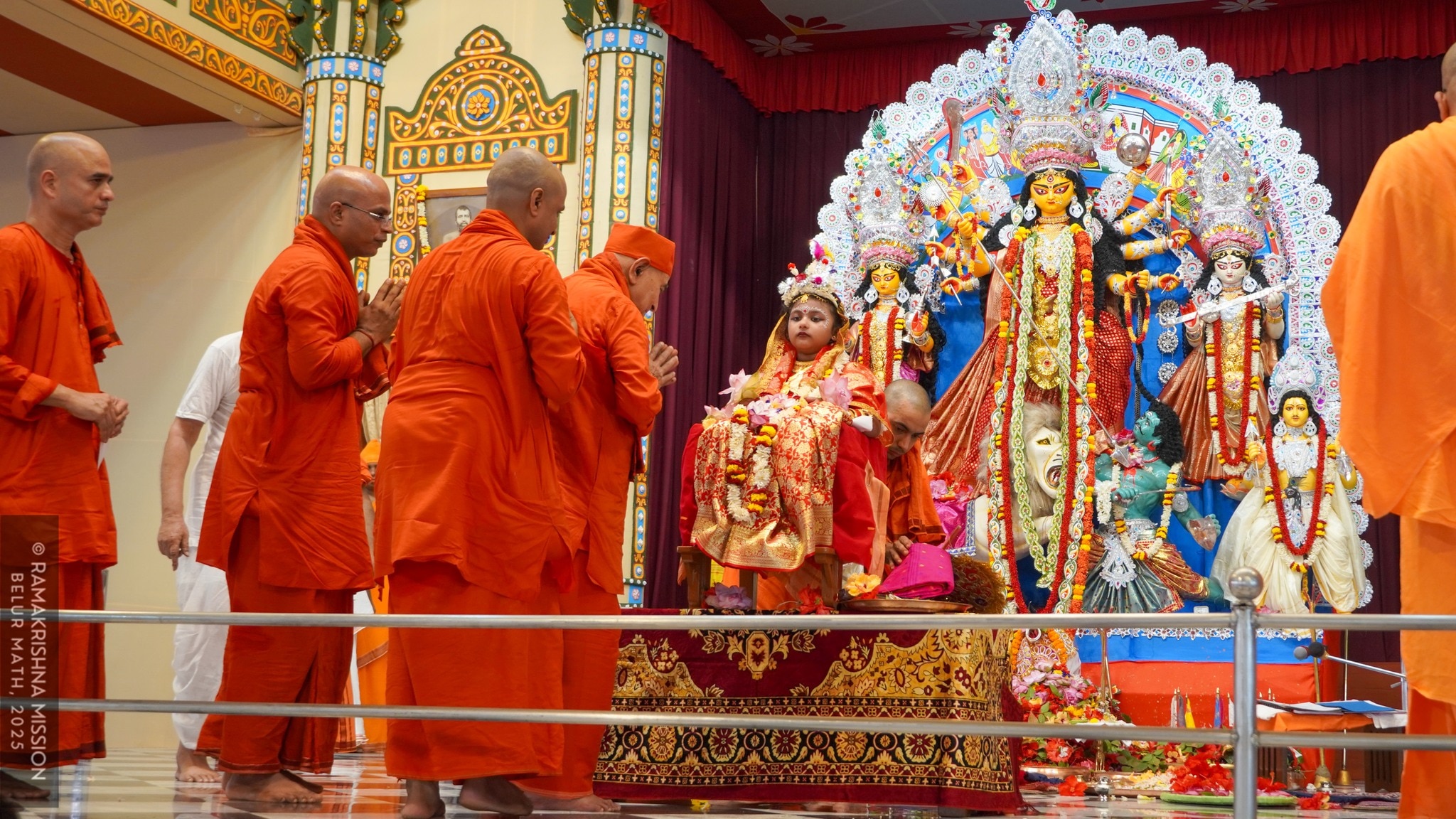 Belur Math Kumari Puja 2025