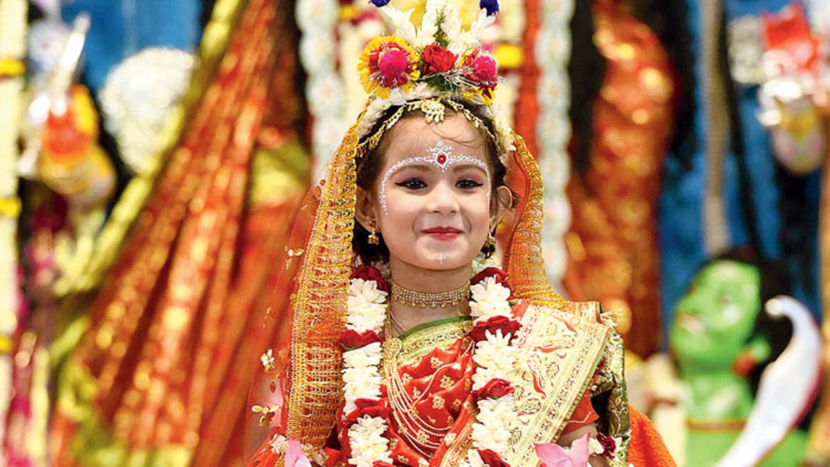 Kumari Puja in Belur Math