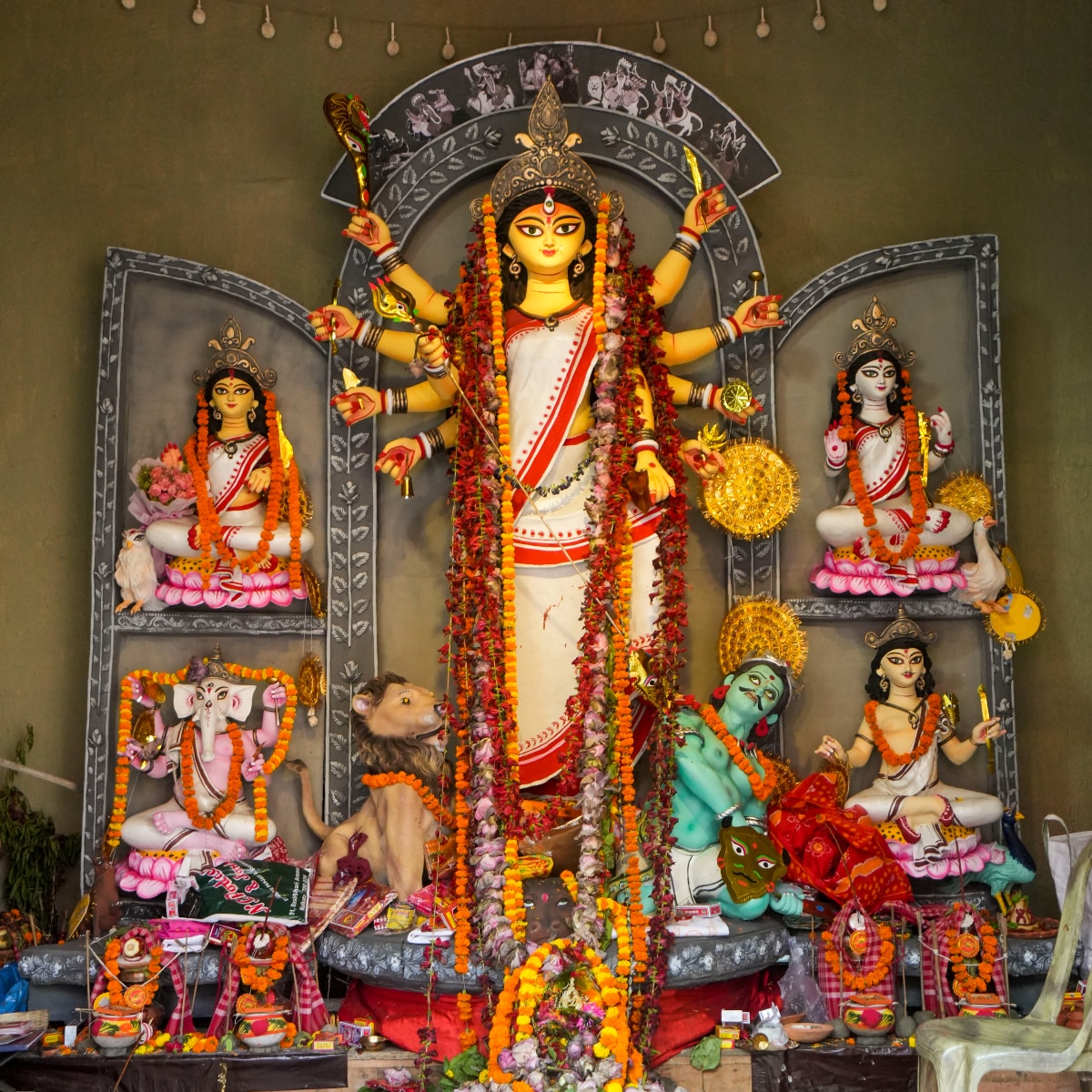 Maa Durga 108 Lotus Flower