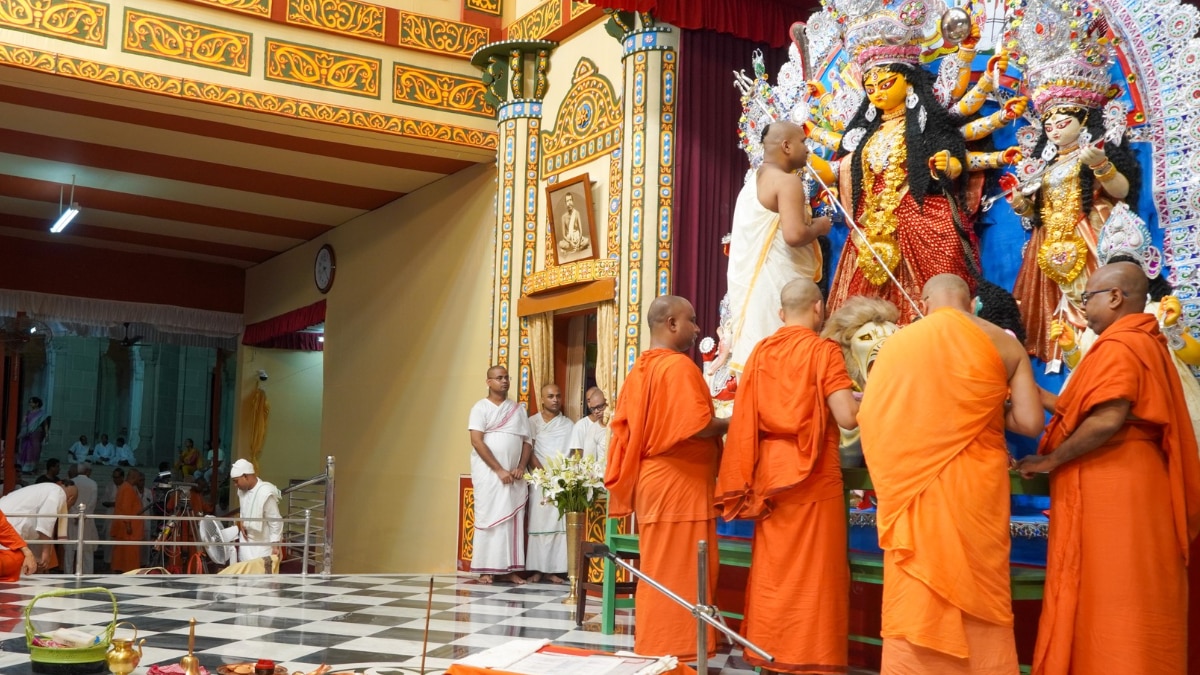 Kumari Puja in Belur Math