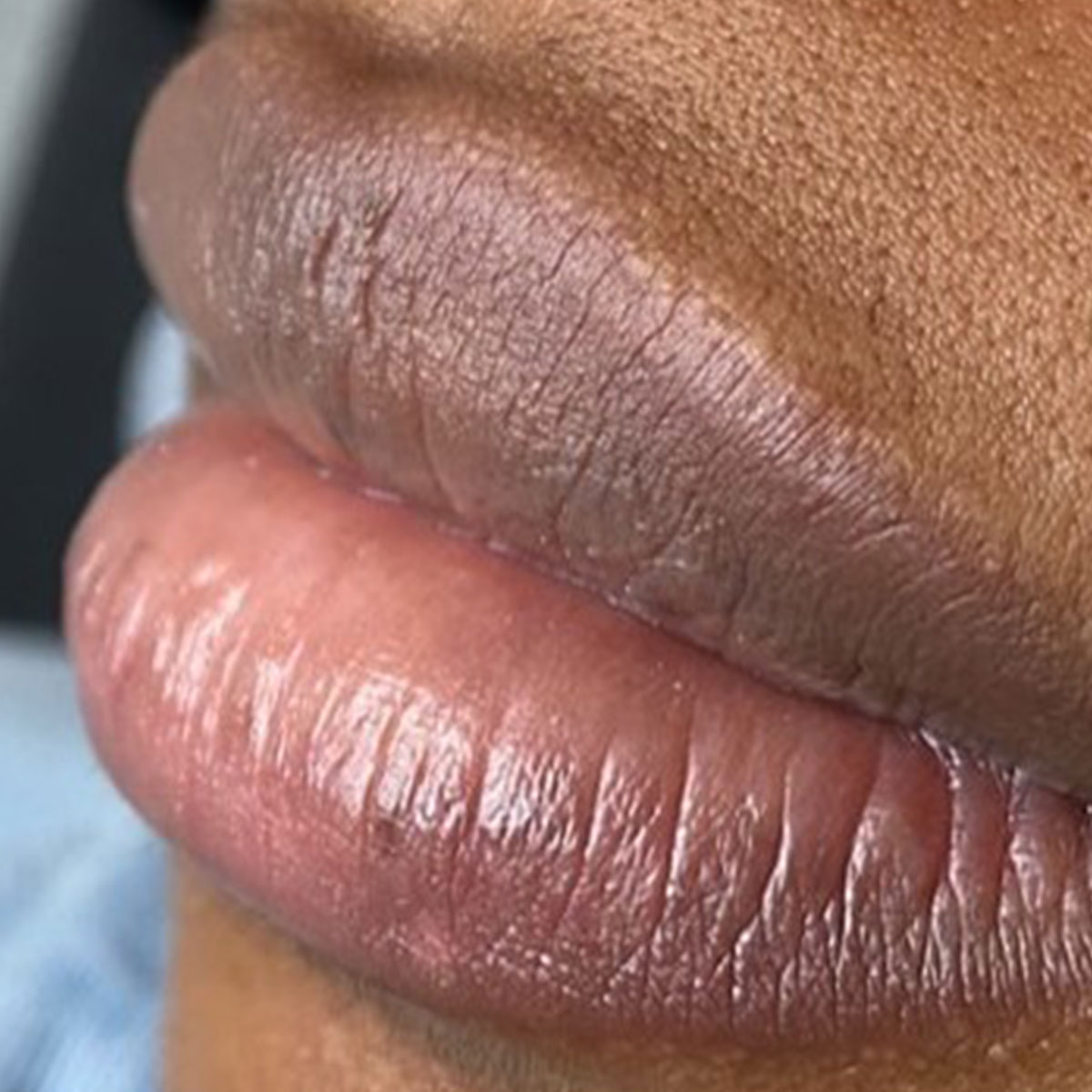 pink lips