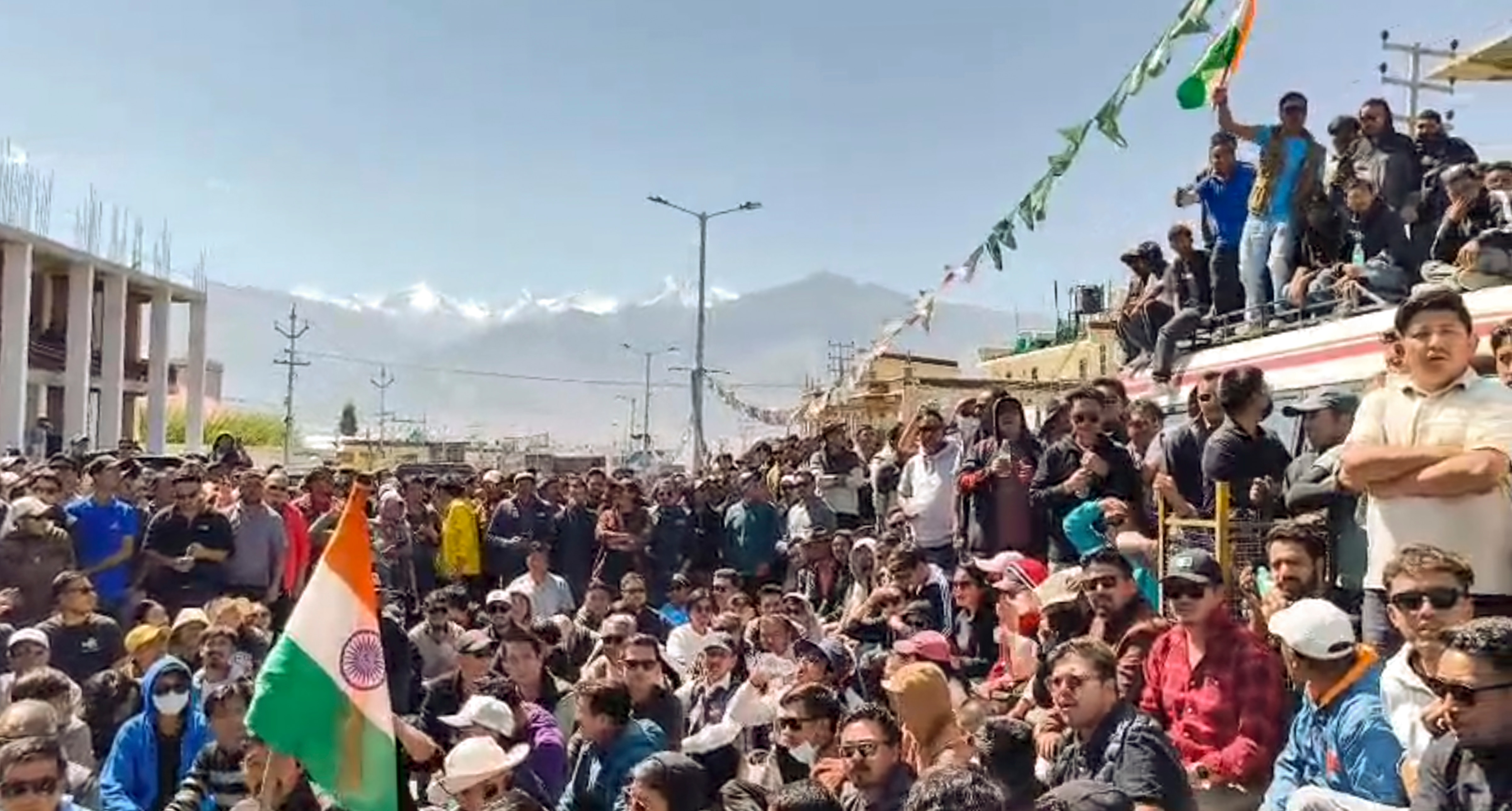 Leh Protest 