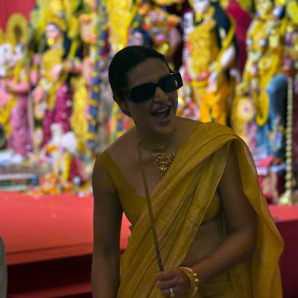 Subhashree ganguly Raj chakraborty durga puja