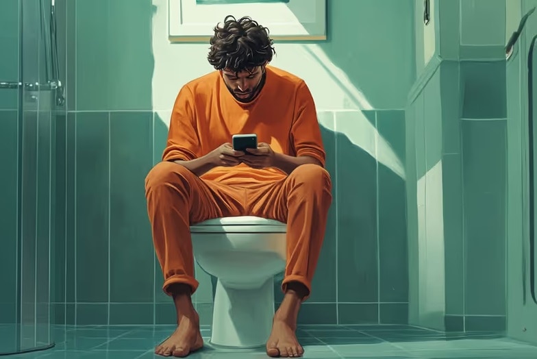 টয়লেটে মোবাইল ফোন ব্যবহার করলে হতে পারে মারাত্মক ক্ষতি  টয়লেটে মোবাইল ফোন ব্যবহার করলে হতে পারে মারাত্মক ক্ষতি