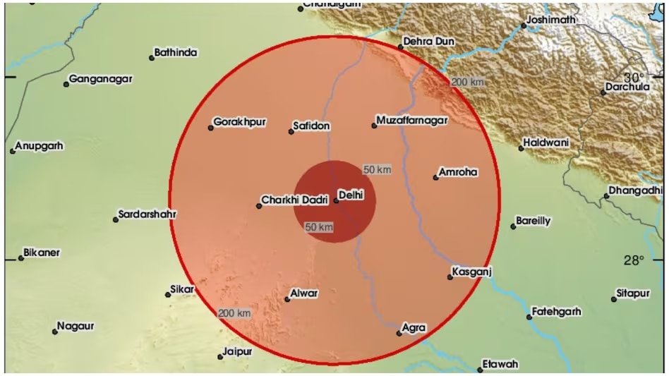 India Map On Earthquake Zoning 