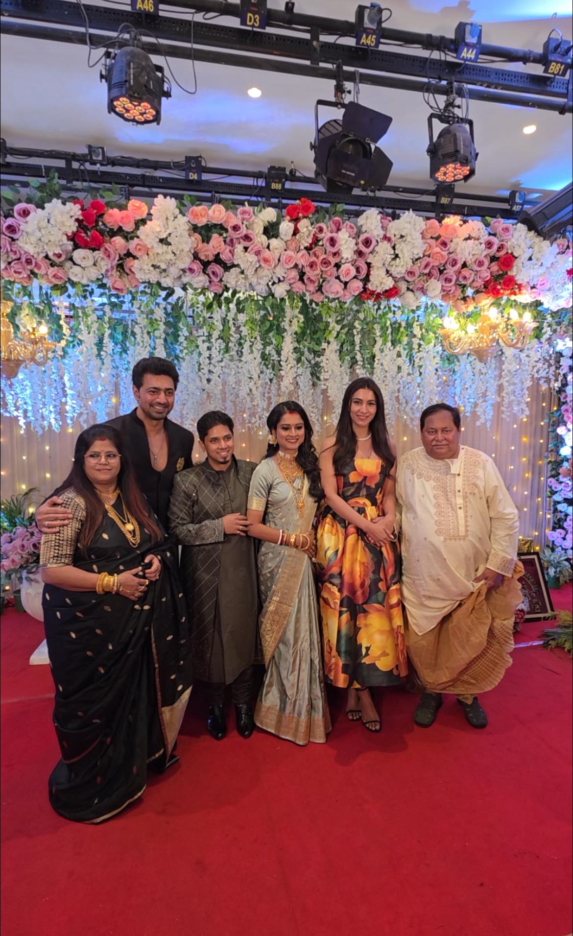 Kharaj Mukherjee son reception Kharaj Mukherjee son reception