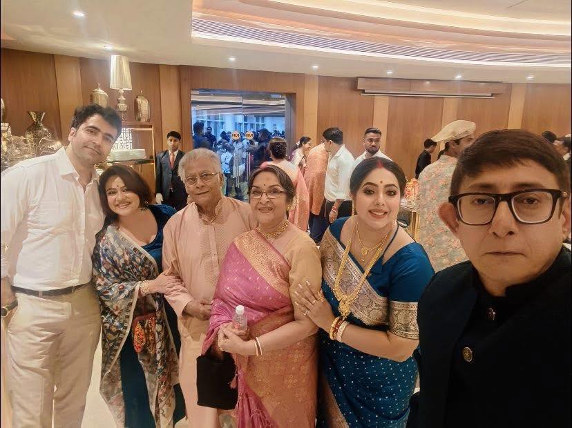 Kharaj Mukherjee son reception Kharaj Mukherjee son reception