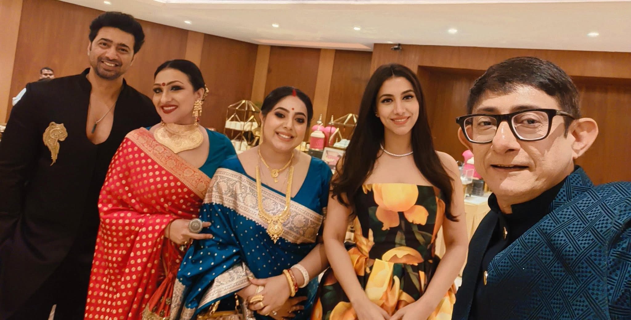 Kharaj Mukherjee son reception Kharaj Mukherjee son reception