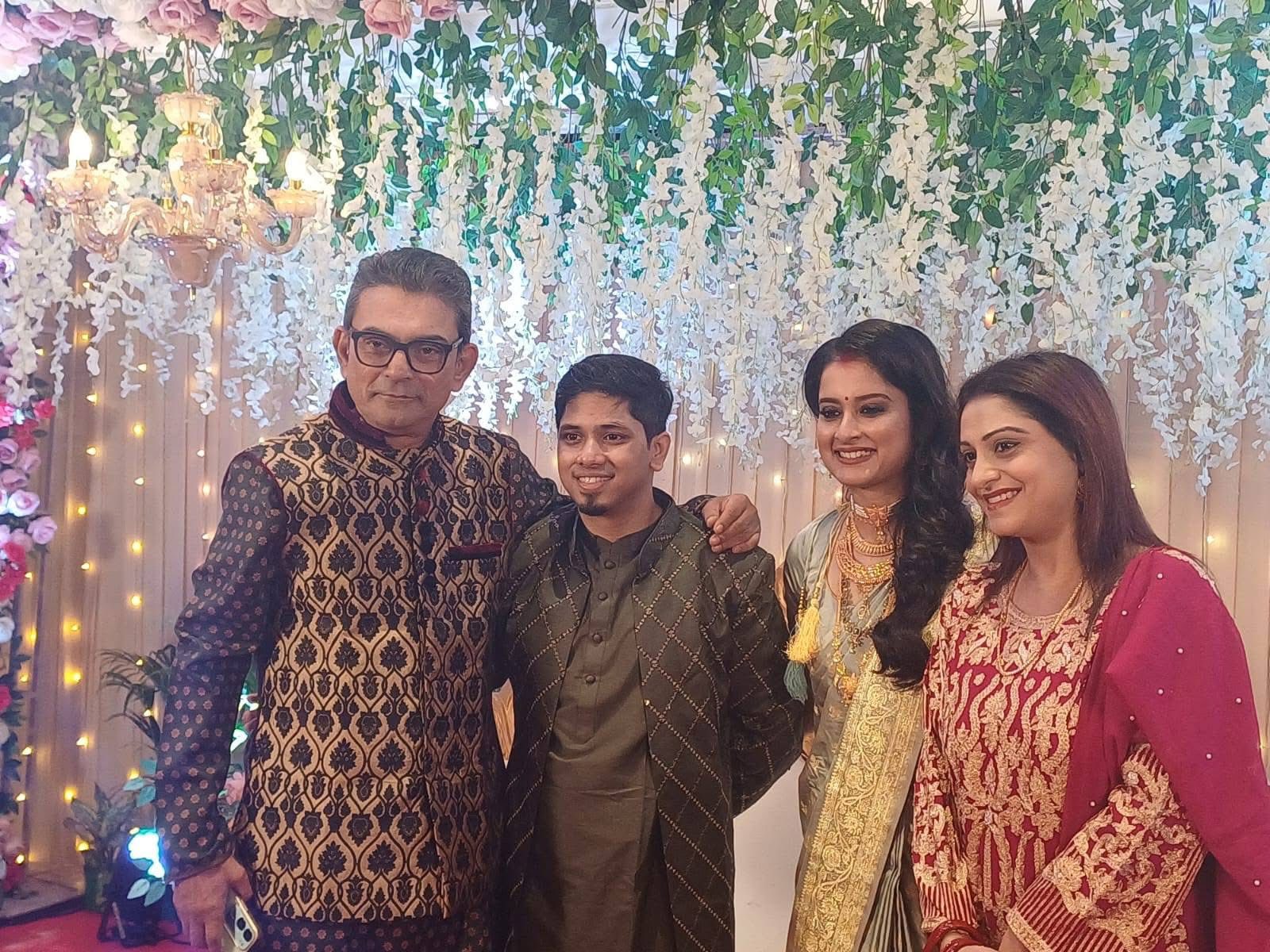 Kharaj Mukherjee son reception Kharaj Mukherjee son reception