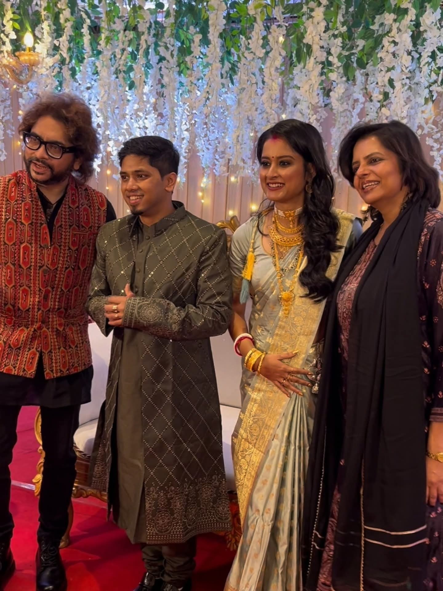 Kharaj Mukherjee son reception Kharaj Mukherjee son reception