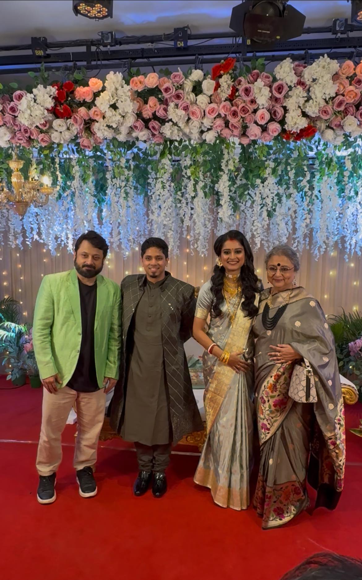 Kharaj Mukherjee son reception Kharaj Mukherjee son reception