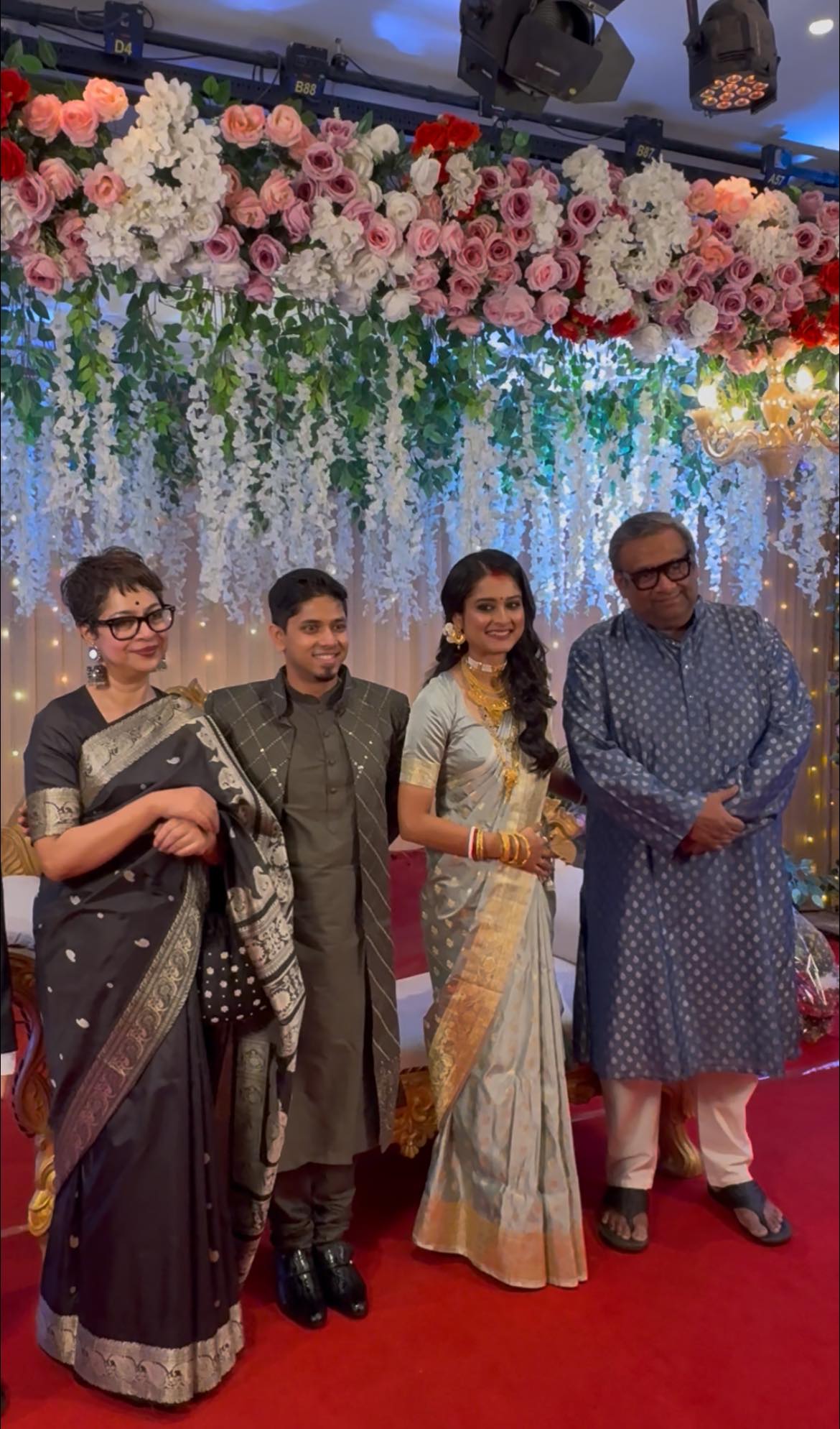 Kharaj Mukherjee son reception Kharaj Mukherjee son reception