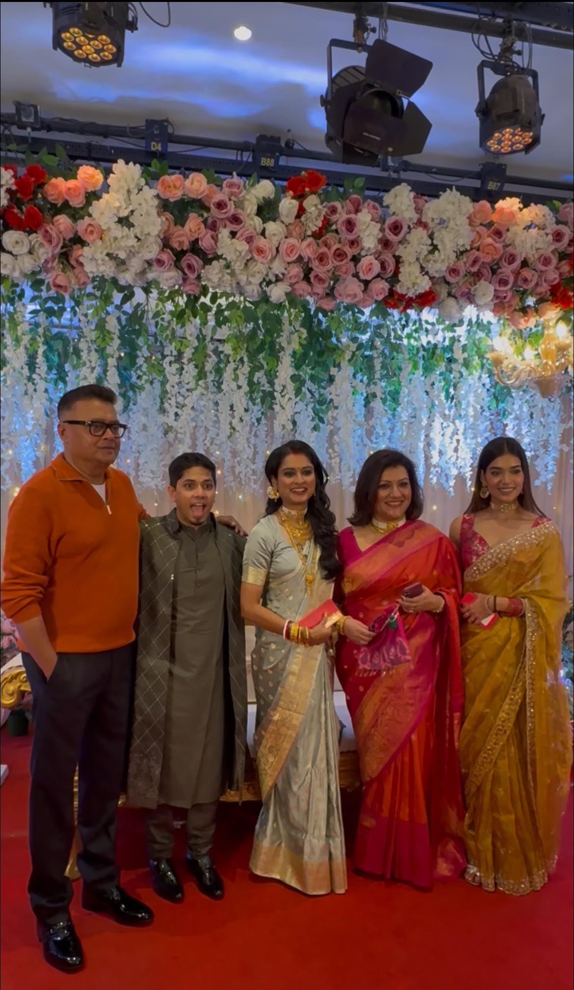 Kharaj Mukherjee son reception Kharaj Mukherjee son reception